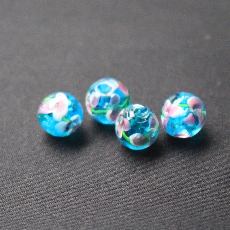 10Pcs 12mm Handmade Glass lampwork beads 3 Flower Ocean blue Color for jewelry making Wholesale and Retail
10Pcs 12mm Handmade Glass lampwork beads 3 Flower Ocean blue Color for jewelry making Wholesale and Retail