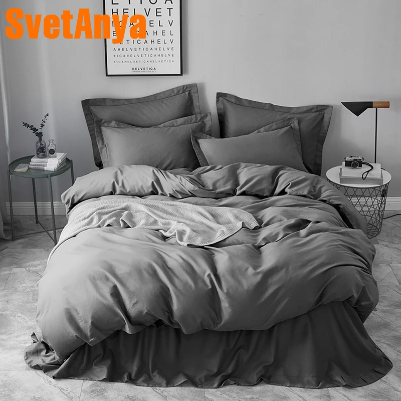 Svetanya warm thick Cotton Bedding Linen Gray Solid Color Queen King Full Double Size ( Sheet Pillowcase Blanket Cover Sets)
Svetanya warm thick Cotton Bedding Linen Gray Solid Color Queen King Full Double Size ( Sheet Pillowcase Blanket Cover Sets)
