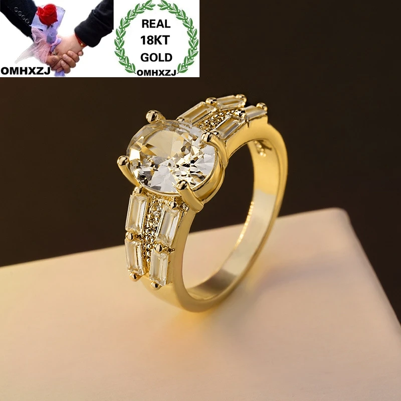 OMHXZJ Wholesale European Fashion Woman Girl Party Birthday Wedding Gift Shiny Oval AAA Zircon 18KT Rose White Gold Ring RR999
OMHXZJ Wholesale European Fashion Woman Girl Party Birthday Wedding Gift Shiny Oval AAA Zircon 18KT Rose White Gold Ring RR999