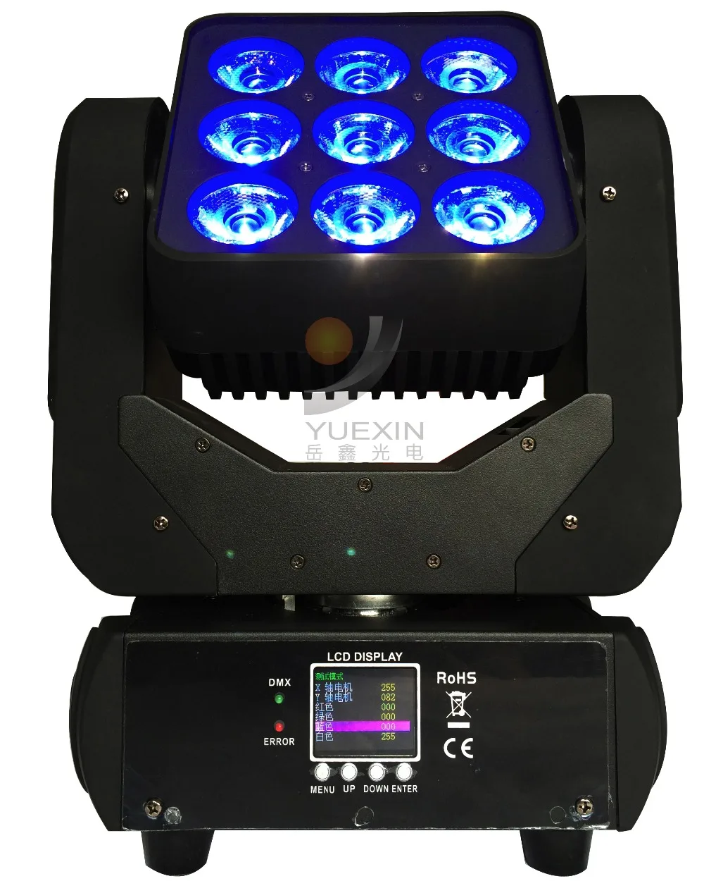 9 X 10W RGBW 4 in 1 LED Matrix moving head light with infinite rotating for Dj Disco Light Party
9 X 10W RGBW 4 in 1 LED Matrix moving head light with infinite rotating for Dj Disco Light Party