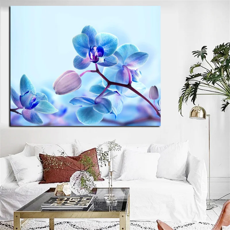 2017 Newest Blue Orchid Flower Modern Oil Painting HD Print on Canvas Poster Wall Art Living Room Sofa Home cuadros decoracion
2017 Newest Blue Orchid Flower Modern Oil Painting HD Print on Canvas Poster Wall Art Living Room Sofa Home cuadros decoracion
