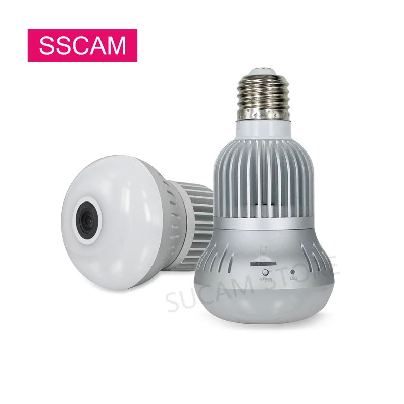 360 Degree VR 1080P WIFI CCTV Camera 2MP Home Video Surveillance Panoramic Wireless Light Bulb Security Camera Two Way Audio
360 Degree VR 1080P WIFI CCTV Camera 2MP Home Video Surveillance Panoramic Wireless Light Bulb Security Camera Two Way Audio