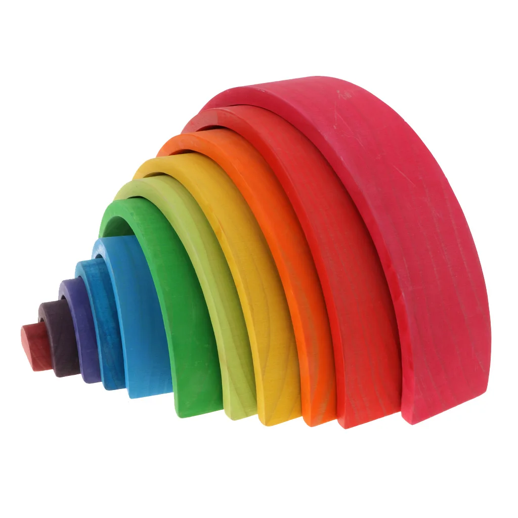 Baby Toddler Montessori Toys - Wooden 12 Colors Rainbow Stacking Rainbow Blocks Kids Education Toy Gift Baby Toddler Montessori Toys - Wooden 12 Colors Rainbow Stacking Rainbow Blocks Kids Education Toy Gift