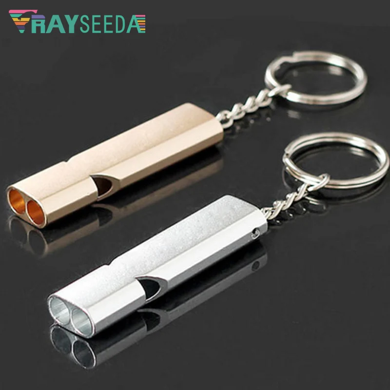 Rayseeda Keychain Emergency Survival Whistle Double-Frequency For Outdoor Camping Hiking Aluminum Alloy Loud Sports Referee Pipe
Rayseeda Keychain Emergency Survival Whistle Double-Frequency For Outdoor Camping Hiking Aluminum Alloy Loud Sports Referee Pipe