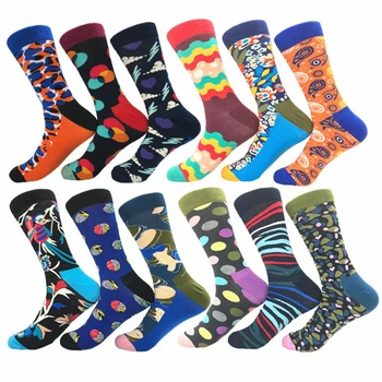 Men Socks Leopard-Print Wave Stripe Polka Dot Jacquard Colorful Happy Funny Fashion Cotton Harajuku Hip Hop Socks Autumn Winter
Men Socks Leopard-Print Wave Stripe Polka Dot Jacquard Colorful Happy Funny Fashion Cotton Harajuku Hip Hop Socks Autumn Winter