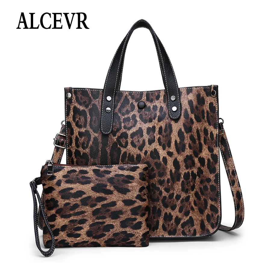ALCEVR Women's Bag New Leopard-print Mother Bag Two-piece Fashion Lady's Single Shoulder Bag Handbag Slant Bag Ladies Messenger
ALCEVR Women's Bag New Leopard-print Mother Bag Two-piece Fashion Lady's Single Shoulder Bag Handbag Slant Bag Ladies Messenger