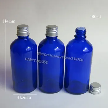 360 x 100ml Cobalt Blue Glass Essential Oil Bottle With Aluminum Lids, 100 cc glass container
360 x 100ml Cobalt Blue Glass Essential Oil Bottle With Aluminum Lids, 100 cc glass container
