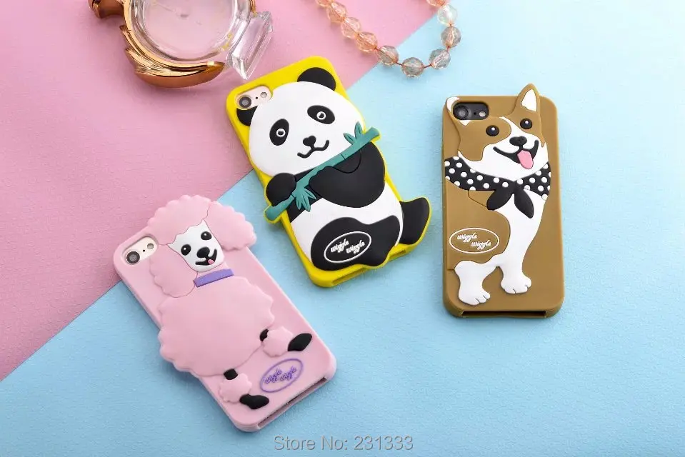 Wiggle Poodle Panda Corgi Dog New Soft Silicone GEL Case For Iphone 7 7PLUS I7 6 6S Plus 3D Cartoon Cute Skin Cover Fashion 1pcs
Wiggle Poodle Panda Corgi Dog New Soft Silicone GEL Case For Iphone 7 7PLUS I7 6 6S Plus 3D Cartoon Cute Skin Cover Fashion 1pcs