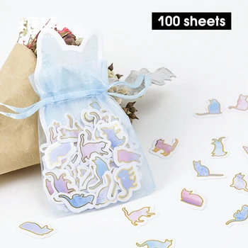 CXZY 100PC Cute animal kitty cat mini sticker scrapbooking DIY box paper pack label diary bullet journal decoration kawaii 1T804
CXZY 100PC Cute animal kitty cat mini sticker scrapbooking DIY box paper pack label diary bullet journal decoration kawaii 1T804