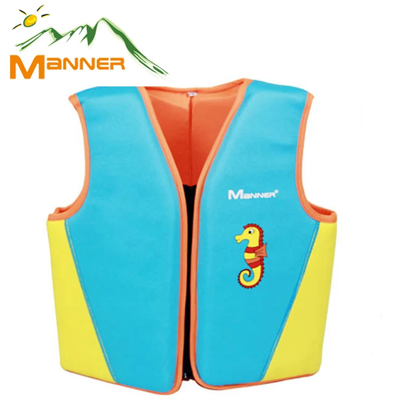 

MANNER age 1-10 Kids Life Vest Water Sports Foam Life Jacket For children Drifting swimming surfing jacket with Survival Whistle