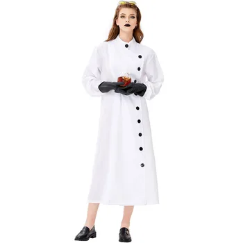 Halloween carnaval costume parody party role cosplay dress crazy mad scientist uniform women gothic horror costume
Halloween carnaval costume parody party role cosplay dress crazy mad scientist uniform women gothic horror costume