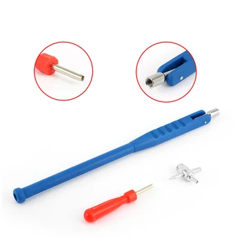 3pcs suit Car Tire Valve Repair tool Valve Core Removal Tool Tire Valve Stem Puller 4-way Tool Set Car Stying Car Repair Set
3pcs suit Car Tire Valve Repair tool Valve Core Removal Tool Tire Valve Stem Puller 4-way Tool Set Car Stying Car Repair Set