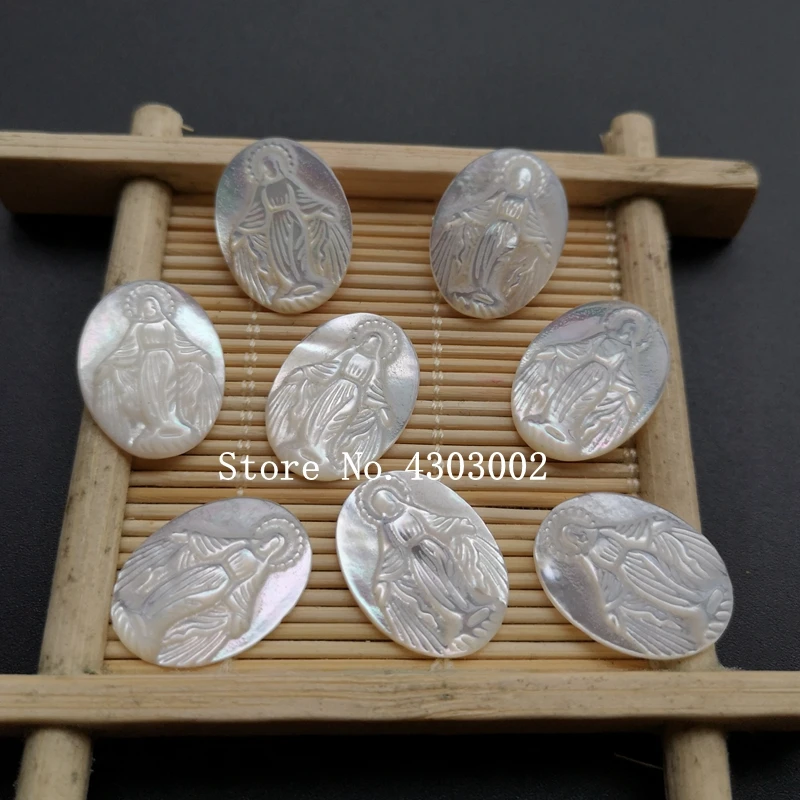 20pcs/lot 15x20mm Natural Oval Lady of Grace Mother of Pearl Shell Oval Grace Madonna Pearl MOP for DIY Jewelry
20pcs/lot 15x20mm Natural Oval Lady of Grace Mother of Pearl Shell Oval Grace Madonna Pearl MOP for DIY Jewelry