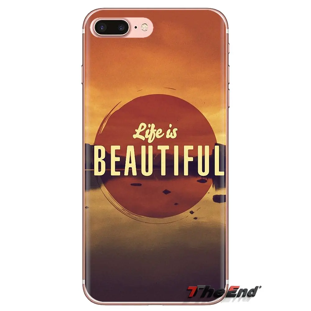 Чехол Life is Inspirational Quote для телефона LG Spirit Motorola Moto X4 E4 E5 G5 G5S G6 Z Z2 Z3 G2 G3 C Play Plus