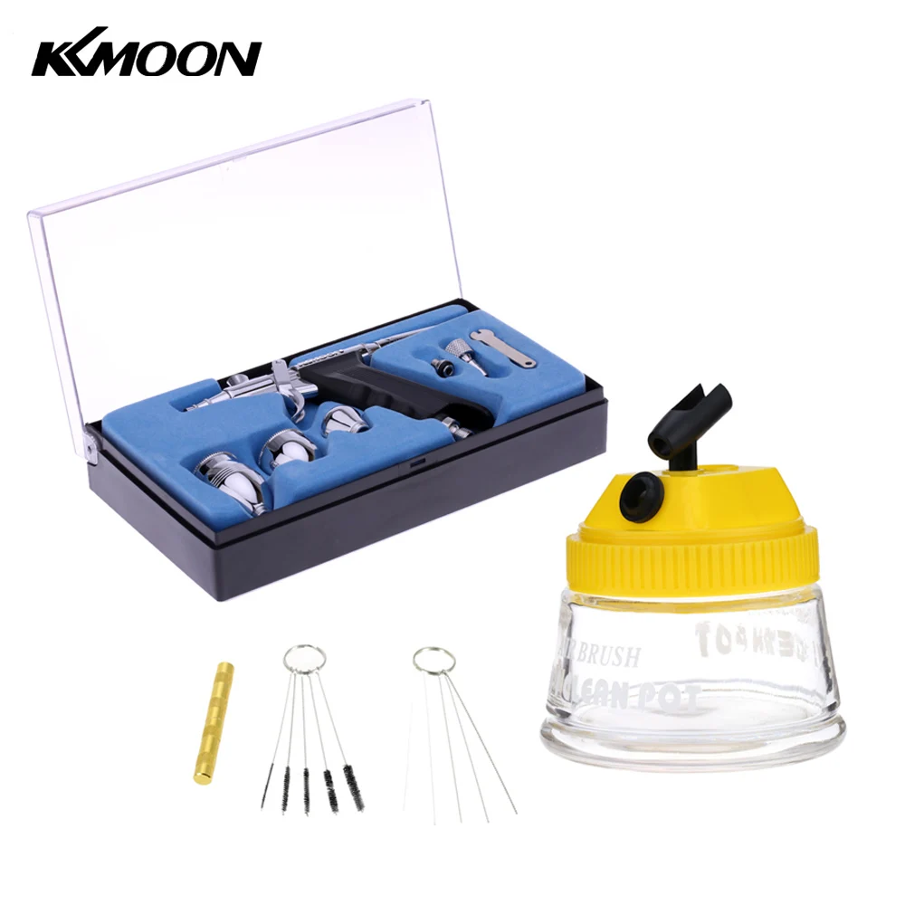 Airbrush Set for Paint Tattoo Manicure Spray gun Air Brush Nail Tool+ Cleaning Pot + Air Brush Cleaning Repair Tool Kit
Airbrush Set for Paint Tattoo Manicure Spray gun Air Brush Nail Tool+ Cleaning Pot + Air Brush Cleaning Repair Tool Kit