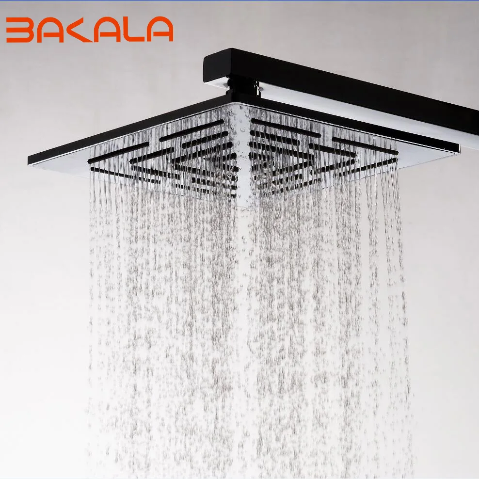 12 Inch (30 CM) Stainless Steel Square Rain Shower Head. 556 Holes Water Out Rainfall Shower heads (Not Including Shower Arm)
12 Inch (30 CM) Stainless Steel Square Rain Shower Head. 556 Holes Water Out Rainfall Shower heads (Not Including Shower Arm)
