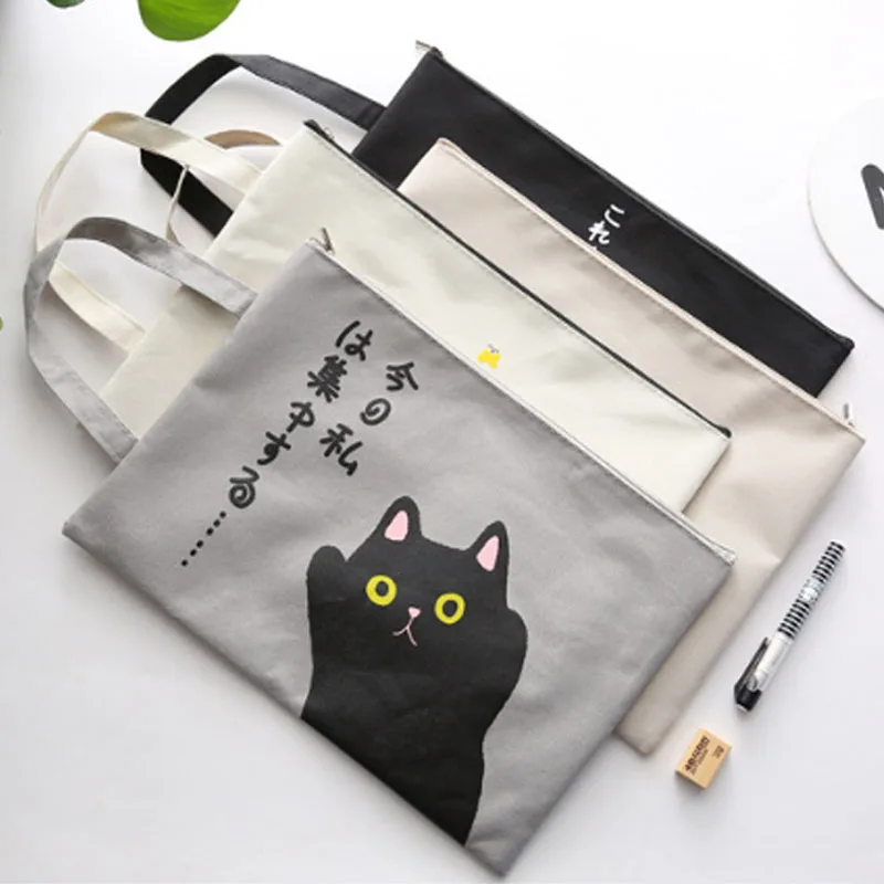 1 PC Canvas Cartoon Large Capacity Reticule Portable Student Gift Folder Bags Document Filing Bag Stationery Pouch
1 PC Canvas Cartoon Large Capacity Reticule Portable Student Gift Folder Bags Document Filing Bag Stationery Pouch