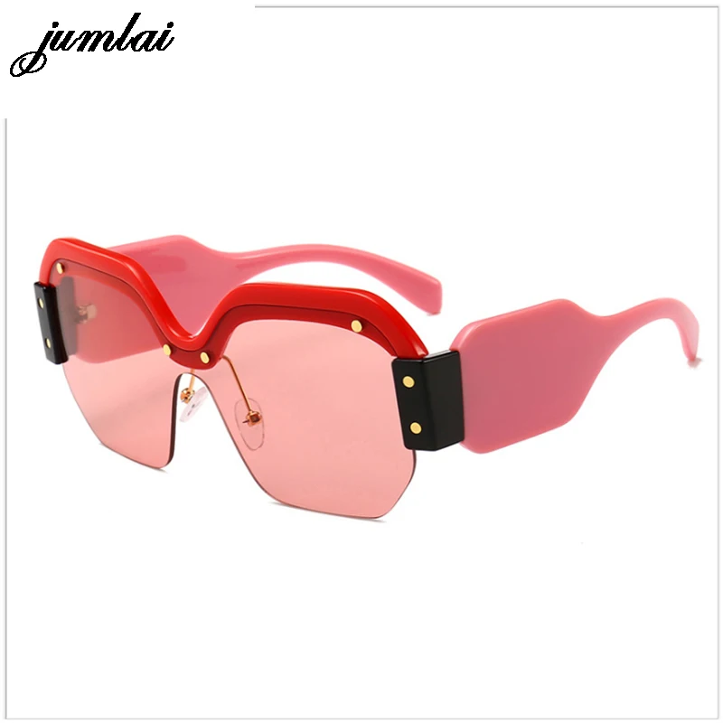jumlai Oversized punk Sunglasses Women Big Frame Square Sun glasses Brand Designer Fashionable Unique modeling Eyewear Cool
jumlai Oversized punk Sunglasses Women Big Frame Square Sun glasses Brand Designer Fashionable Unique modeling Eyewear Cool