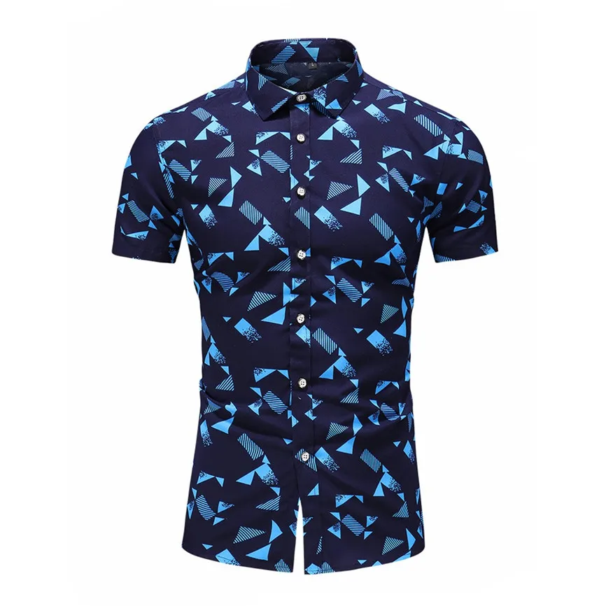 2019 Mens Shirt New Fashion Hot Summer Casual Men Print Button Turn-Down Collar Slim Fit Short Sleeve Shirt Top Blouse 40
2019 Mens Shirt New Fashion Hot Summer Casual Men Print Button Turn-Down Collar Slim Fit Short Sleeve Shirt Top Blouse 40