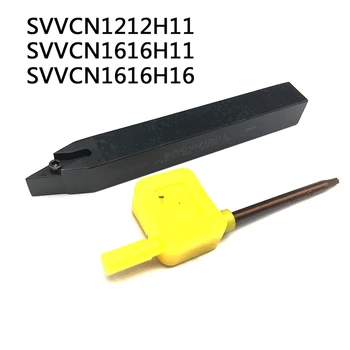 1PC SVVCN1212H11 SVVCN1616H11 SVVCN1616H16 External Turning Tool Holder CNC Cutting Tools for VCGT insert
1PC SVVCN1212H11 SVVCN1616H11 SVVCN1616H16 External Turning Tool Holder CNC Cutting Tools for VCGT insert