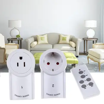 3 Pack Wireless Remote Control Power Outlet Light Switch Plug Socket Remote Controller EU US Standard Outlet Socket
3 Pack Wireless Remote Control Power Outlet Light Switch Plug Socket Remote Controller EU US Standard Outlet Socket
