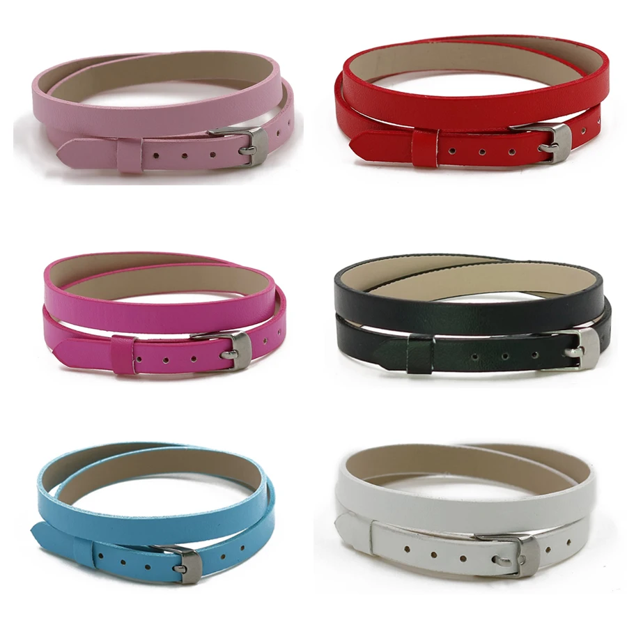6 Colors 1pc PU Leather 8mm Wide 433mm Length Wristband Fit For Slide Essential Oil Perfume Aroma Diffuser Locket Bracelet
6 Colors 1pc PU Leather 8mm Wide 433mm Length Wristband Fit For Slide Essential Oil Perfume Aroma Diffuser Locket Bracelet