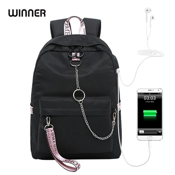 WINNER Boy and girl school solid color USB bookbag backpack for teenagers big capacity fashion travel waterproof laptop bag
WINNER Boy and girl school solid color USB bookbag backpack for teenagers big capacity fashion travel waterproof laptop bag