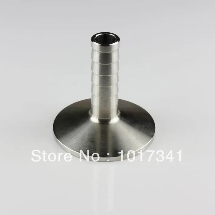 1.5" Tri Clamp x 1/2"(12.7mm)Hose Barb 50.5mm OD Sanitary 304 Stainless Steel Homebrew Beer & Craft Hardware
1.5" Tri Clamp x 1/2"(12.7mm)Hose Barb 50.5mm OD Sanitary 304 Stainless Steel Homebrew Beer & Craft Hardware