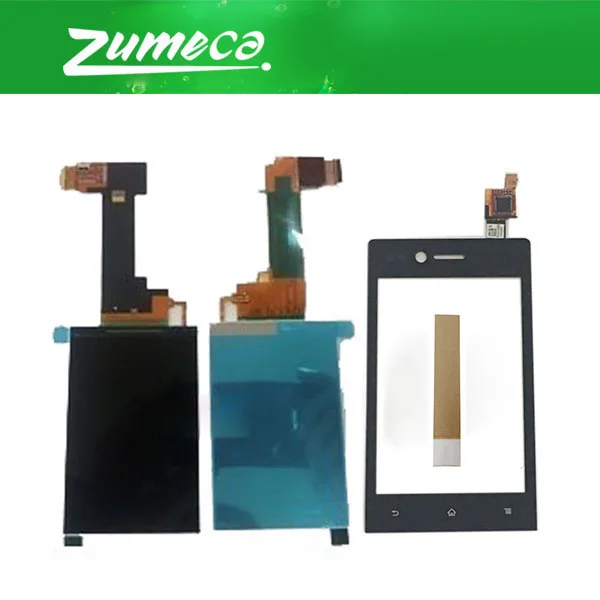 Высокое качество для Sony Xperia Miro ST23i ST23a ST23 ЖК-экран + дигитайзер экрана Tocuh запасная