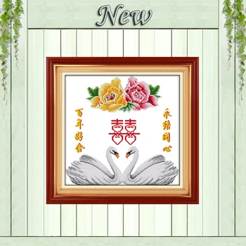 Eternal love swan rose flower painting counted print on canvas DMC 14CT 11CT chinese Cross Stitch Needlework Set Embroidery kits 
Eternal love swan rose flower painting counted print on canvas DMC 14CT 11CT chinese Cross Stitch Needlework Set Embroidery kits