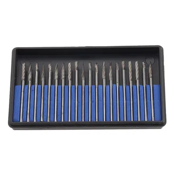 20Pc Grinding Tungsten Steel Rotary File Diamond Burr Set Engraving Polishing Carving Cutter Head Dremel Rotary Tool 2.34x2.34mm
20Pc Grinding Tungsten Steel Rotary File Diamond Burr Set Engraving Polishing Carving Cutter Head Dremel Rotary Tool 2.34x2.34mm