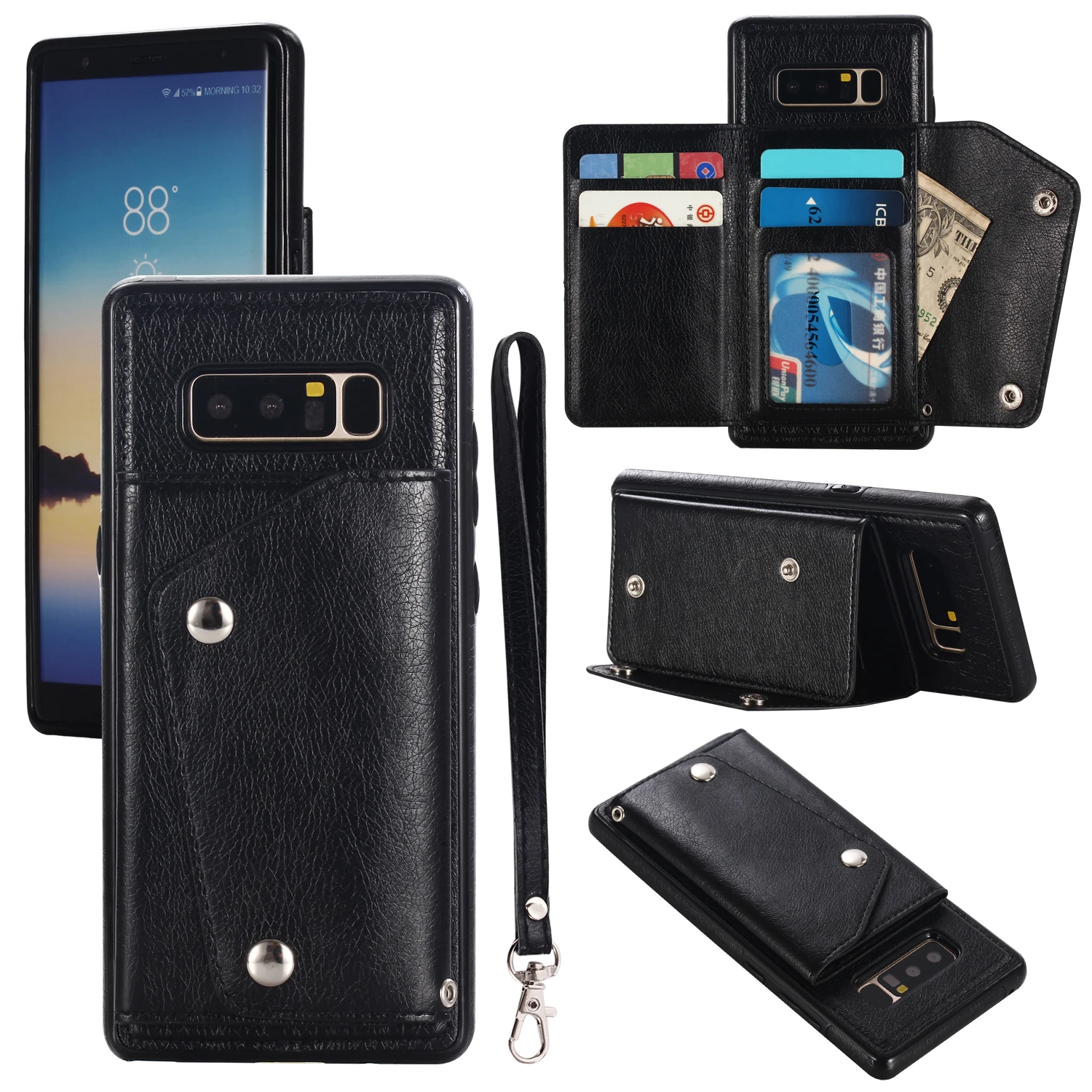 For Samsung S9 S8 Plus Iphone X 8 7 6 6S Plus NOTE 8 Fashion Wallet Flip Card Stand Cover Soft Flexibility Leather Case New
For Samsung S9 S8 Plus Iphone X 8 7 6 6S Plus NOTE 8 Fashion Wallet Flip Card Stand Cover Soft Flexibility Leather Case New