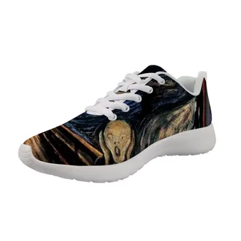Sneakers Men Casual Shoes Spring Shout Painting Art Print White bottom Comfortable Male Breathable Edvard Munch Master Pieces
Sneakers Men Casual Shoes Spring Shout Painting Art Print White bottom Comfortable Male Breathable Edvard Munch Master Pieces