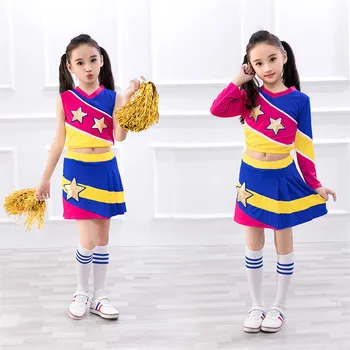 SONGYUEXIA New Children Performance Jazz Dance Skirt Cheerleading Costume Suits Girls Long Sleeve Sports Uniforms Modern Set
SONGYUEXIA New Children Performance Jazz Dance Skirt Cheerleading Costume Suits Girls Long Sleeve Sports Uniforms Modern Set