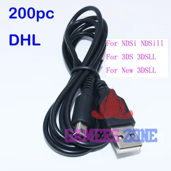 200PCS USB Data Battery Charging Cable Charge Cord for Nintendo DSi / DSi XL / 3DS / 3DS XL / NEW 3DS / NEW 3DS XL LL
200PCS USB Data Battery Charging Cable Charge Cord for Nintendo DSi / DSi XL / 3DS / 3DS XL / NEW 3DS / NEW 3DS XL LL