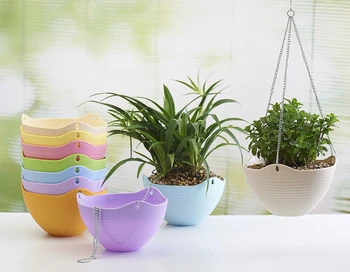 5pcs/lot Rainbow flower pots planters Plastic hanging pots home garden green plants pots wedding decoration holiday design
5pcs/lot Rainbow flower pots planters Plastic hanging pots home garden green plants pots wedding decoration holiday design