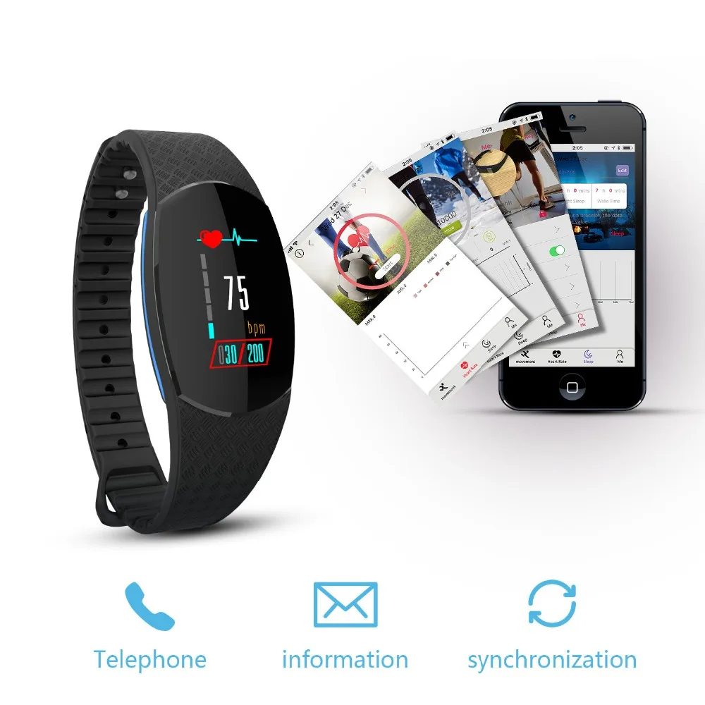 Fitness Tracker smart Wristband Heart Rate Monitor Smart Band Blood Pressure Smartband With Pedometer Bracelet for iphone x 10
Fitness Tracker smart Wristband Heart Rate Monitor Smart Band Blood Pressure Smartband With Pedometer Bracelet for iphone x 10