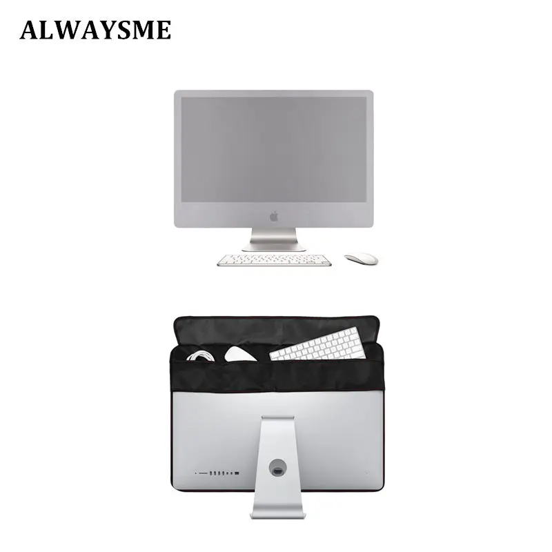 ALWAYSME 19 Inch 21 Inch 24 Inch 27 Inch Black Polyester Computer Dust Cover Protector For Apple iMac LCD Screen Dell Sumsung HP
ALWAYSME 19 Inch 21 Inch 24 Inch 27 Inch Black Polyester Computer Dust Cover Protector For Apple iMac LCD Screen Dell Sumsung HP