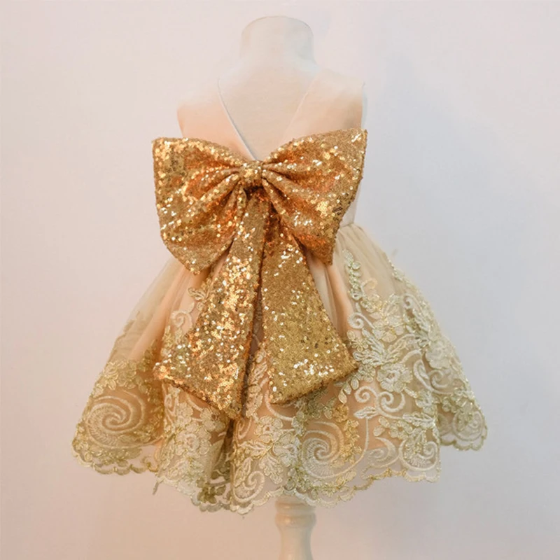 Infant Baby 1 Year Girls First Birthday Party Dress Sequin Lace Christmas Girls Clothes Wedding Party Gown Vestidos Robe Fille 
Infant Baby 1 Year Girls First Birthday Party Dress Sequin Lace Christmas Girls Clothes Wedding Party Gown Vestidos Robe Fille