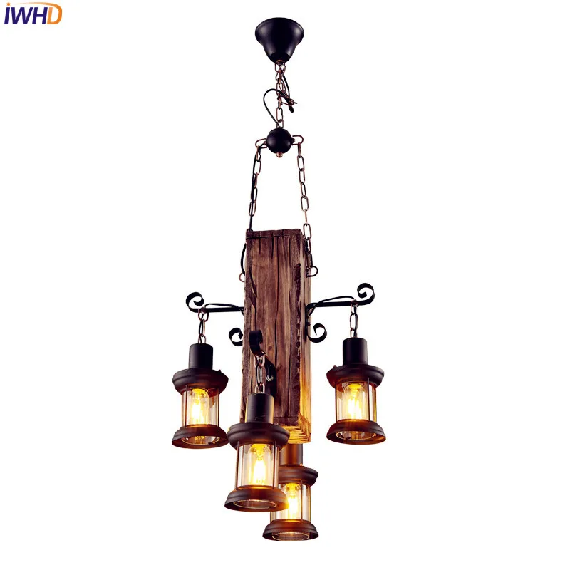 IWHD Retro Loft Wood LED Pendant Lights Fixtures Restaurant American Vintage Lamp Edison Loft Industrial Pendant Lighting
IWHD Retro Loft Wood LED Pendant Lights Fixtures Restaurant American Vintage Lamp Edison Loft Industrial Pendant Lighting