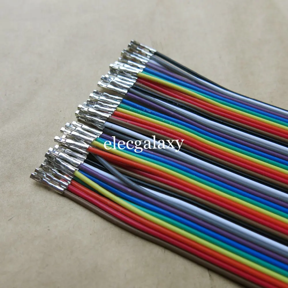 10lots x 40pcs/band 10cm Length Female-Female DIY Dupont Jumper Cable Wire Pin Connector 2.54mm Ribbon Rainbow customized Kabel
10lots x 40pcs/band 10cm Length Female-Female DIY Dupont Jumper Cable Wire Pin Connector 2.54mm Ribbon Rainbow customized Kabel