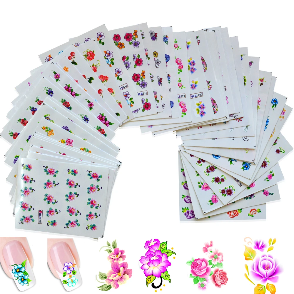 50 sheet Mixed Flower Water Transfer Sticker Summer Nail Decals Beautiful Salon Slider DIY Decor Temporary Tattoos XF1001-1050
50 sheet Mixed Flower Water Transfer Sticker Summer Nail Decals Beautiful Salon Slider DIY Decor Temporary Tattoos XF1001-1050