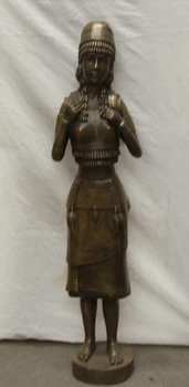 fast shipping USPS to USA S2294 32" Chinese Copper Stand West India Belle Woman Lady Girl Statue Sculpture
fast shipping USPS to USA S2294 32" Chinese Copper Stand West India Belle Woman Lady Girl Statue Sculpture
