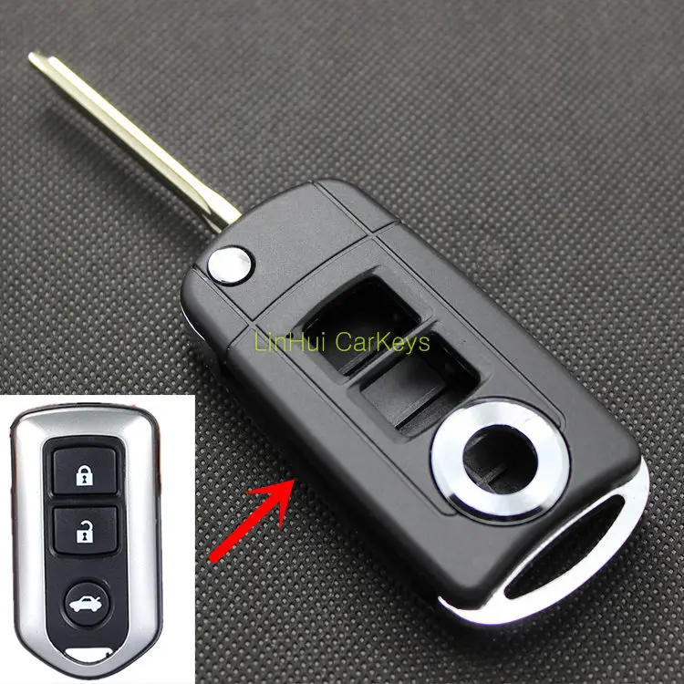PINECONE for TOYOTA CAMRY 2008 HIGHLANDER YARIS Car Key Shell 3 Buttons Modified Remote Blank Key Case 1 PC
PINECONE for TOYOTA CAMRY 2008 HIGHLANDER YARIS Car Key Shell 3 Buttons Modified Remote Blank Key Case 1 PC