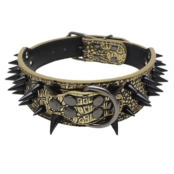 Sharp Spiked Studded Anti Bite Dog Collar Stylish Adjustable PU Leather Dog Basic Collars For Medium and Large Dogs Pet Supplies
Sharp Spiked Studded Anti Bite Dog Collar Stylish Adjustable PU Leather Dog Basic Collars For Medium and Large Dogs Pet Supplies
