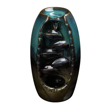 Hot Backflow Incense Burner Ceramic Aromatherapy Furnace Lotus Smell Aromatic Home Living Room Incense Crafts Incense Holder
Hot Backflow Incense Burner Ceramic Aromatherapy Furnace Lotus Smell Aromatic Home Living Room Incense Crafts Incense Holder