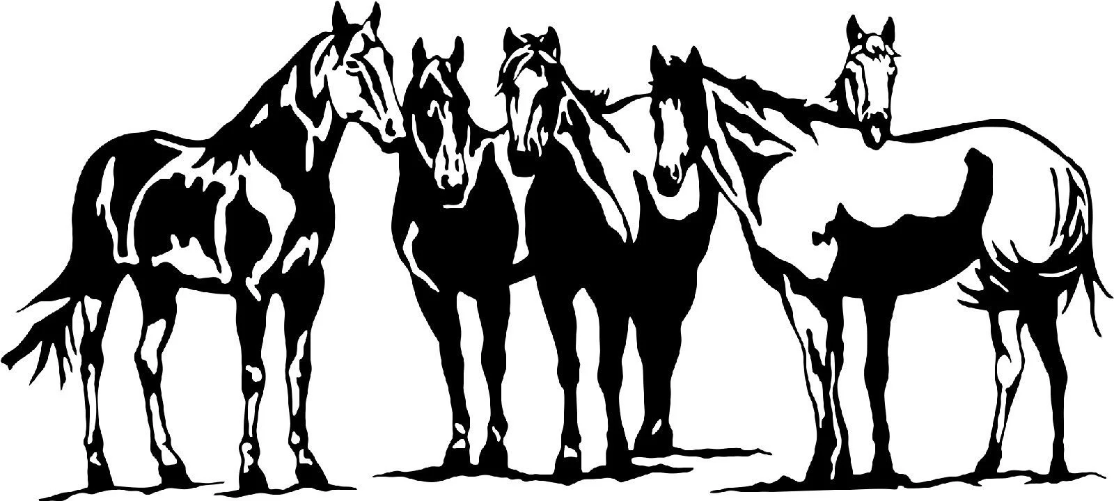 For Western Cowboy Equestrian Rodeo Horses Car Truck Window Vinyl Decal Sticker Styling | Автомобили и мотоциклы