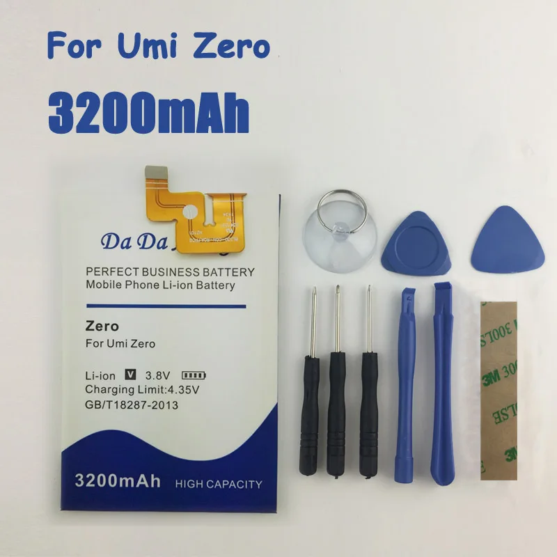 3200 мАч Сменный аккумулятор для телефона Umi Zero аккумулятор|Аккумуляторы мобильных