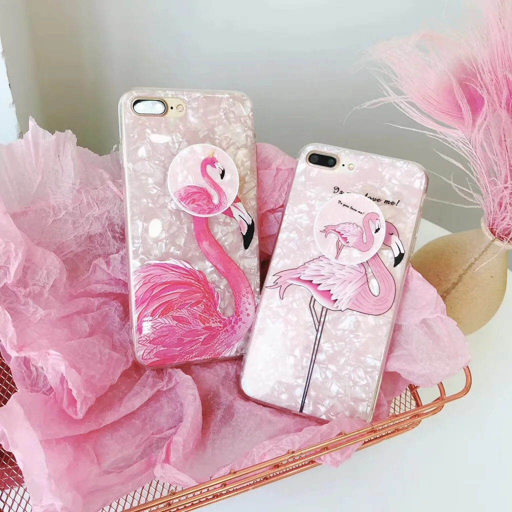 WIT@WITACE 3D Pink Shell Grain Flamingo Case For iPhone X 6 7 8 Plus TPU Full Cover Case With Gasbag Stander For iPhone 8 7 Plus
WIT@WITACE 3D Pink Shell Grain Flamingo Case For iPhone X 6 7 8 Plus TPU Full Cover Case With Gasbag Stander For iPhone 8 7 Plus