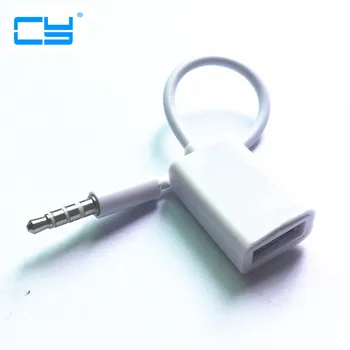 3.5mm Male AUX Audio Plug Jack To USB 2.0 Female Converter Cable Cord For Car MP3 Speaker U Disk USB flash drive Accessories 3.5
3.5mm Male AUX Audio Plug Jack To USB 2.0 Female Converter Cable Cord For Car MP3 Speaker U Disk USB flash drive Accessories 3.5